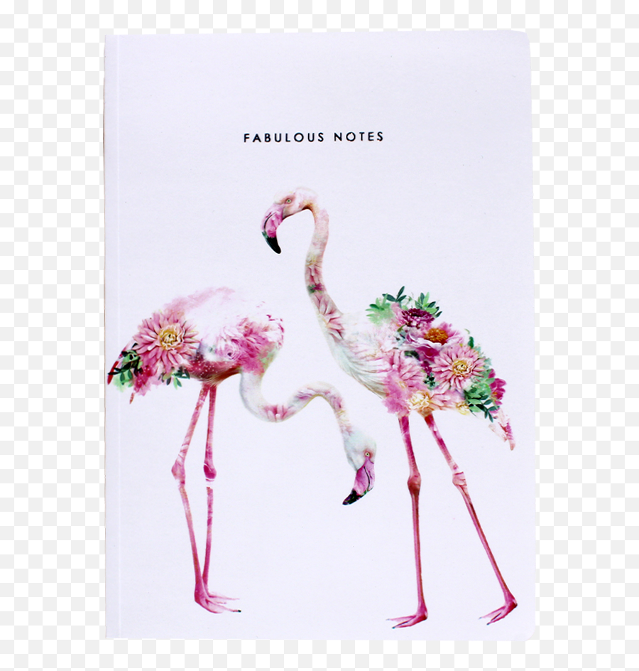Luxury Notebook - Flamingo Livelovefaff Girly Emoji,Flamongo Emoji