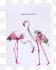 Luxury Notebook - Flamingo Livelovefaff Girly Emoji,Flamongo Emoji