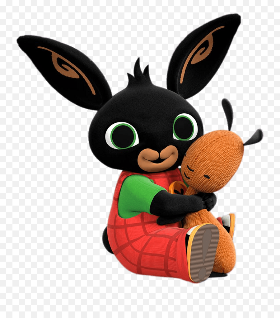 Bing Bunny Hugging Flop Transparent Png - Stickpng Bing Bunny Emoji,Bunny Holding Cake Emoticon