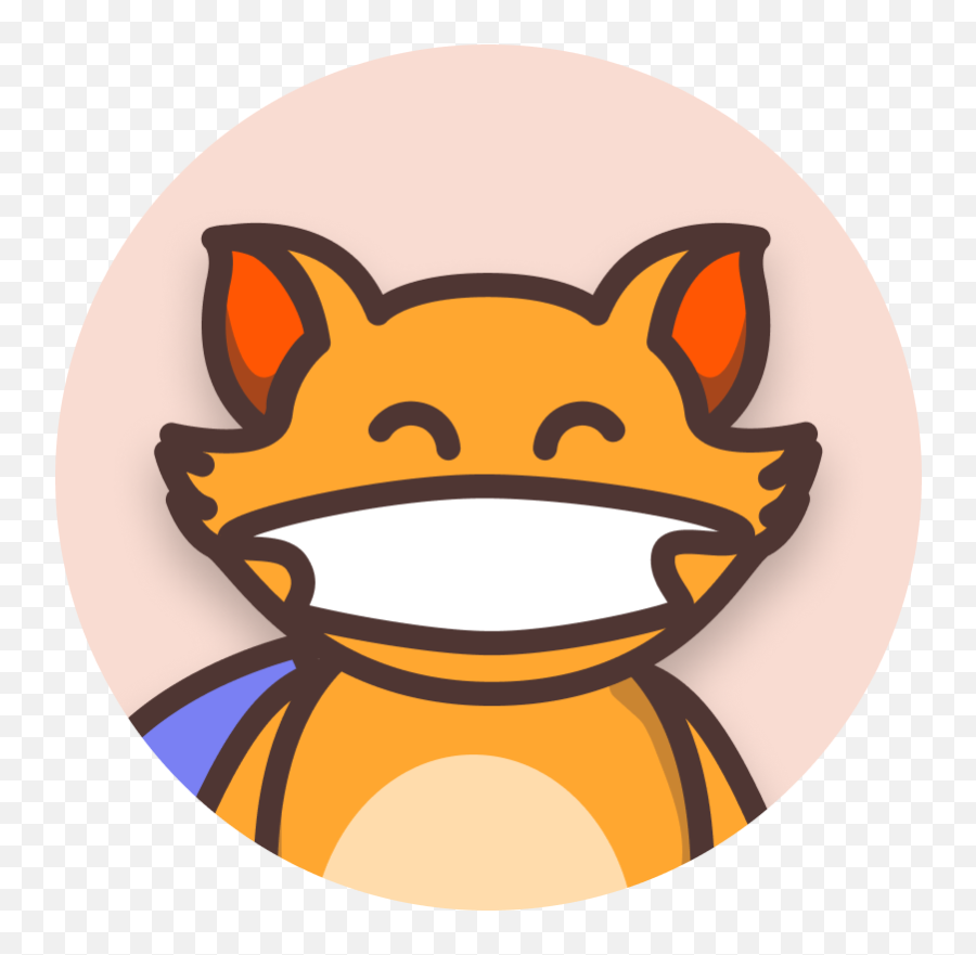 Hirosafecovid U2013 Medium Emoji,Cute Fox Emoticon