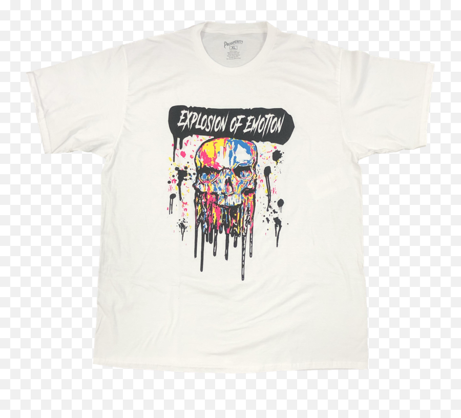 Prosperity Explosion Of Emotion Tee - White Ypb Emoji,Emotions Band