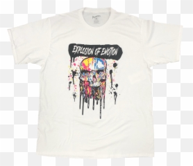Prosperity Explosion Of Emotion Tee - White Ypb Emoji,Emotions Band