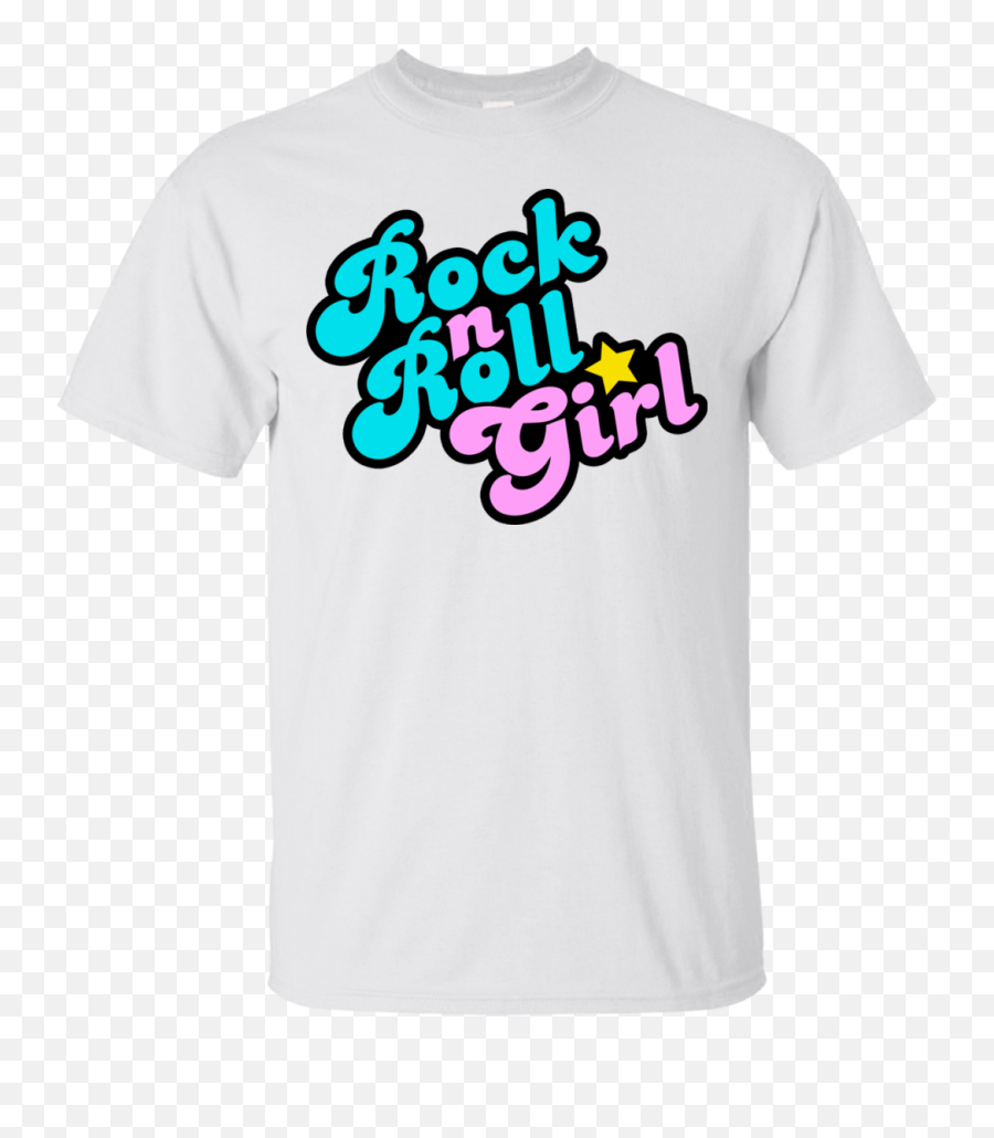 Rock N Roll Girl T - Shirt Hoodie Tank Emoji,Rock N Roll Text Emoticon