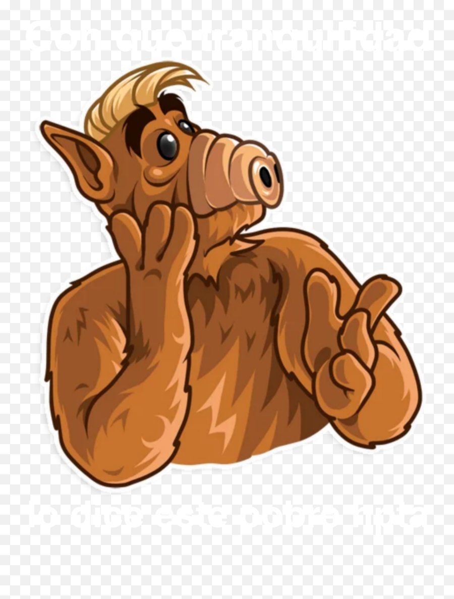 Alf Sticker Emoji,Alf Emoji