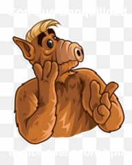 Alf Sticker Emoji,Alf Emoji