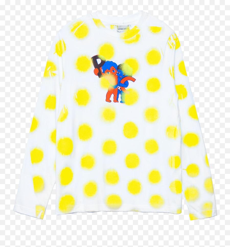 Logo Kids Polka Xl Emoji,Long Sleeve Shirt Emoji