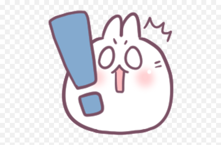 Sticker Maker - Cute Rabbit Emoji,Cuddle Face Emoji