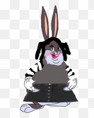 Big Chungus As An E Girl Sticker - Big Chungus As A Lady Emoji,Big Chungus Emoji