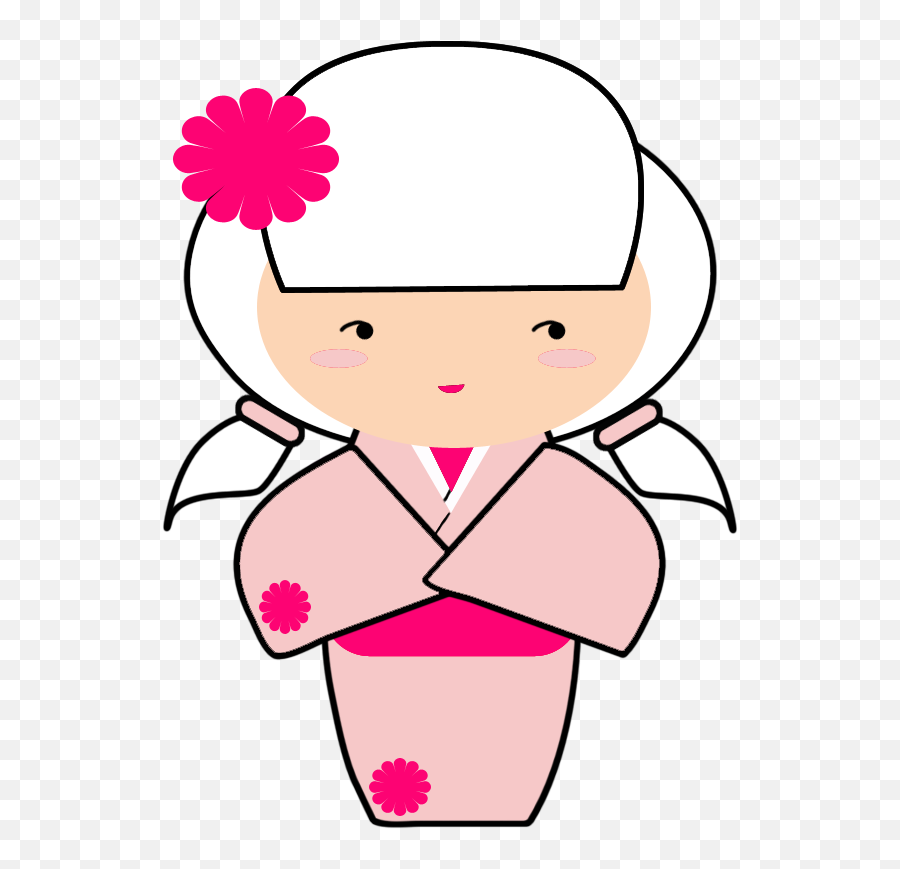 Sakura Clipart Girl - Png Download Full Size Clipart Happy Emoji,Dancing Girls Emoji Pin