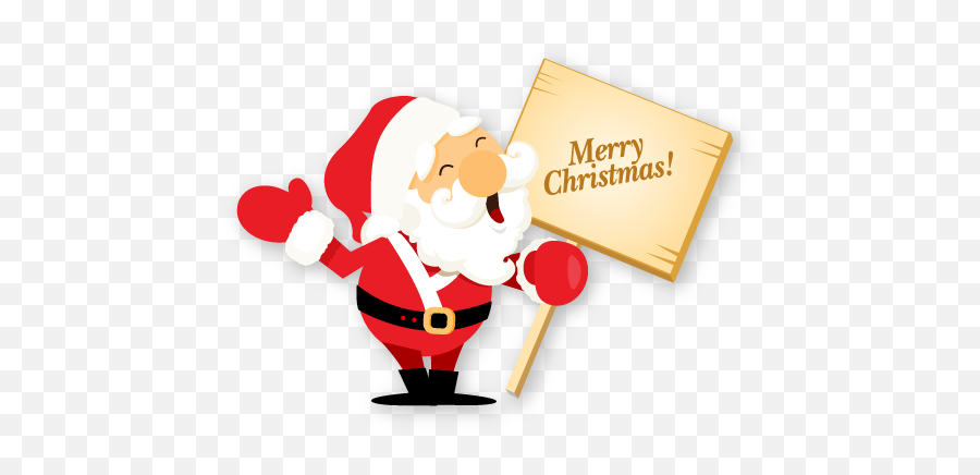 Santa Merry Christmas Icon - Clipart Merry Christmas Png Emoji,Happy Christmas Emoji