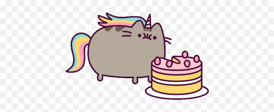 Scratch Studio - Follow Leopard890 Happy Birthday Gif Pusheen Emoji,Pusheen The Cat Emoji