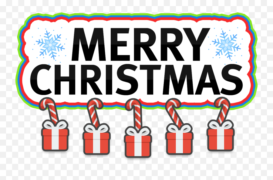 Merry Christmas Stickers By Enton Biba - Angkasa Ukm Emoji,Christmas Text Emojis