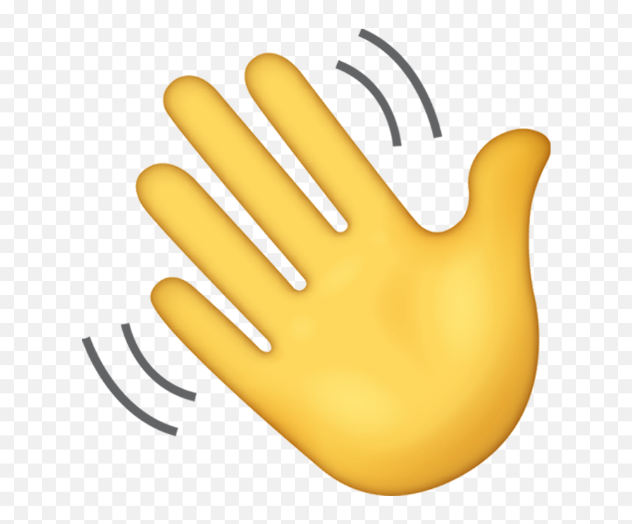 Waving Hand Emoji Free Download Ios - Waving Hand Emoji Png,Hand Emoji