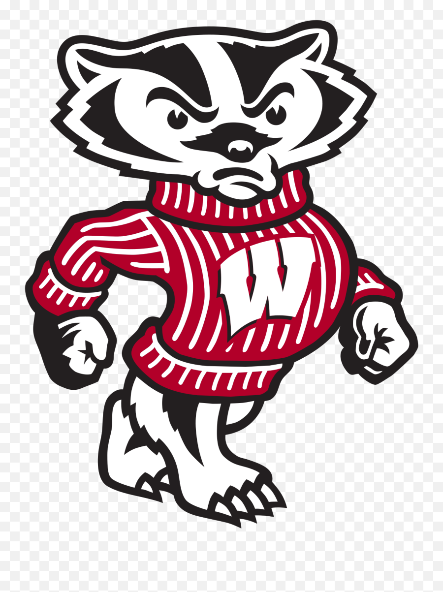 Bucky Badger - University Of Wisconsin Madison Mascot Emoji,Honey Badger Emoji