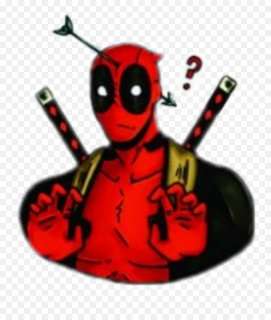Discover Trending Deadpool Stickers Picsart - Deadpool Emoji,Dead Pool Emoticon