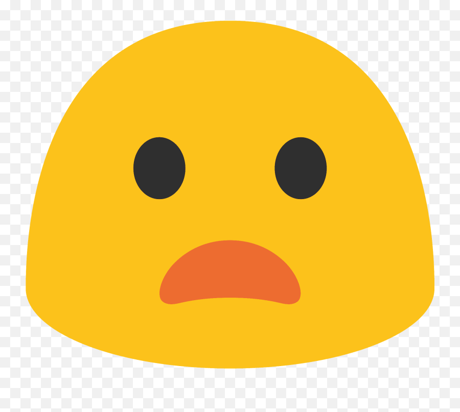 Frowning Face With Open Mouth Emoji - Transparent Android Emojis,Open Emoji