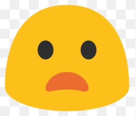 Frowning Face With Open Mouth Emoji - Transparent Android Emojis,Open Emoji