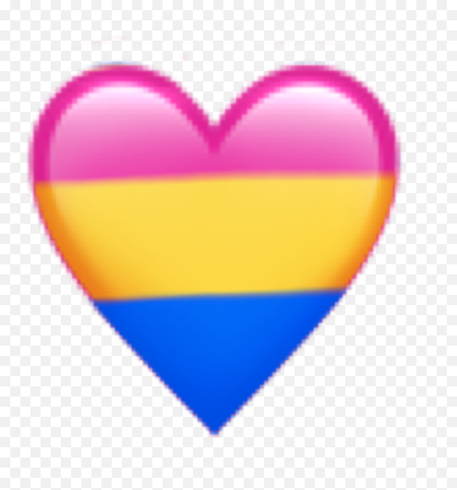Pan Pride Flag Emoji - Pansexua Heart Emoji Transparent,Pansexual Flag Emoji Copy And Paste