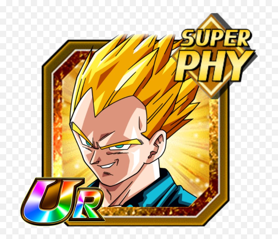 Super Saiyan 2 Vegeta - Dokkan Battle Phy Vegetto Ssj4 Emoji,Super Saiyan 2 Vegeta & Bulma- Outburst Of Emotion