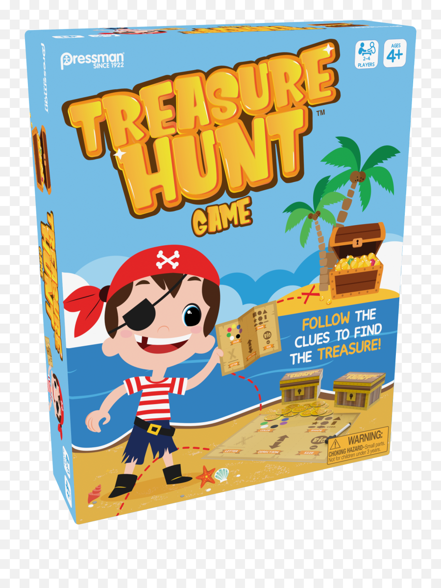 Pressman Treasure Hunt Game - Follow The Clues To Find The Treasure Treasure Hunt Game Pressman Emoji,Emotion Scavenger Hunt Pdf