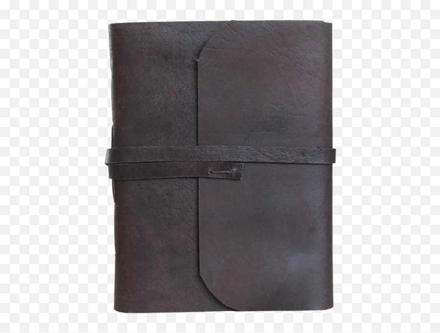 Large Lokta Journal - Solid Emoji,Leather Emotions