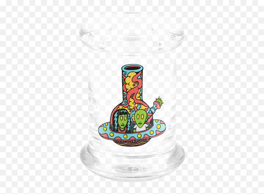 420 Science Killer Acid Far Out Pop Top Jar - Serveware Emoji,No Water Emoji Pop