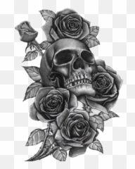 The Most Edited Tattoo Ideas Picsart - Rose Growing From A Skull Tattoo Emoji,Tatoo Emoticon
