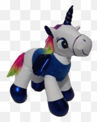 Peluche Unicornio Azul - Unicorn Emoji,Peluches De Emojis Colombia