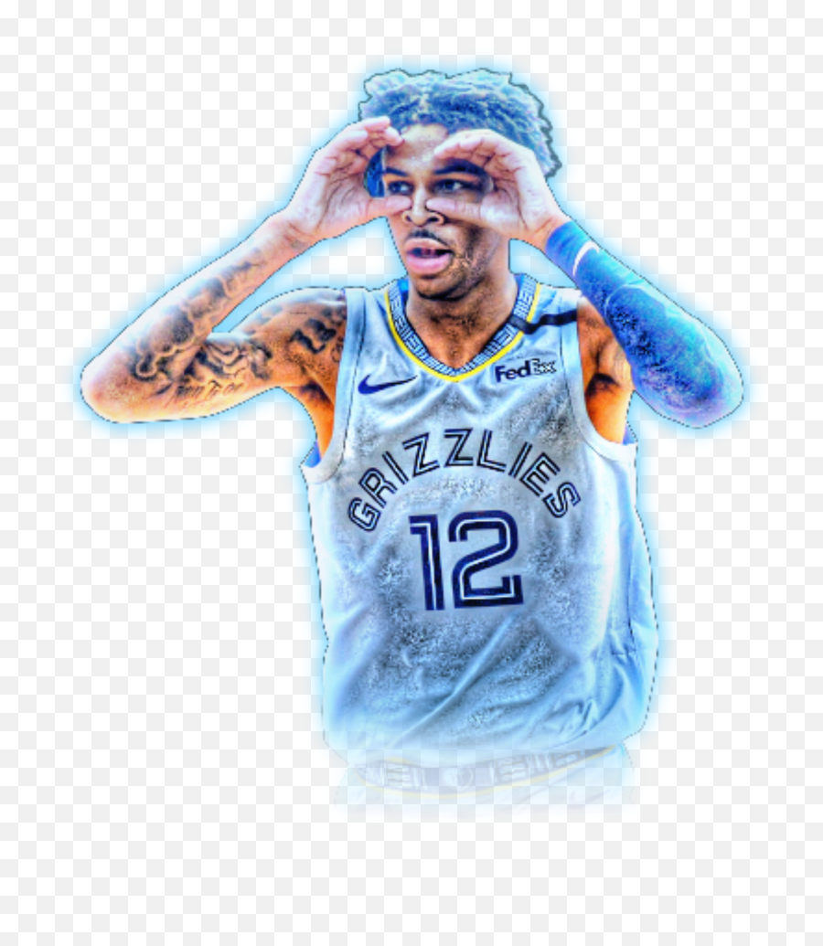 The Most Edited Jamorant Picsart - For Basketball Emoji,Nba Player Emoticon Tattoo