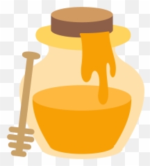 Honey Pot Emoji Clipart - Honey Pot Transparent,Weed Like Emojis