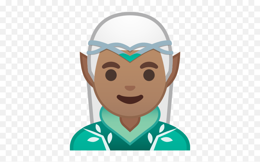 Elf Man With Medium Skin Tone - Png Emoji,Medium Skin Tone Emoticon