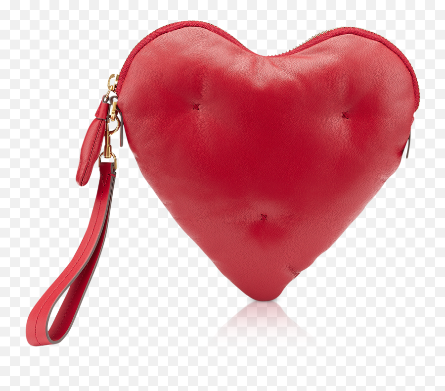 Anya Hindmarch Womenu0027s Red Nappa Leather Heart Chubby - Girly Emoji,Chubby Emoji