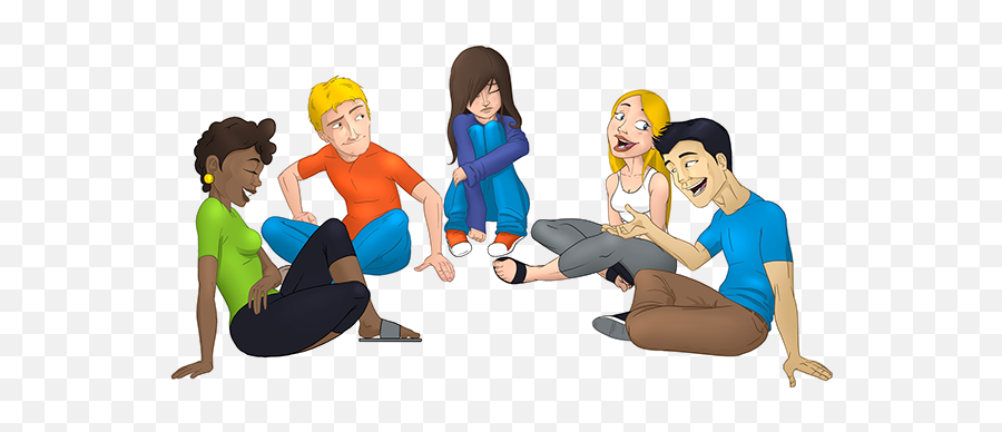 Headspace National Youth Mental Health Illustrations On Emoji,Caricatures Of Teenage Emotions