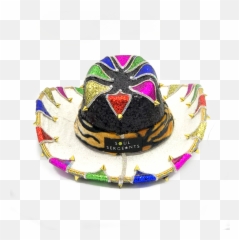 Handmade Sequin Cowboy Hat - Harlequin Print U2014 Soul Sergeants Emoji,Sheriff Emoticons