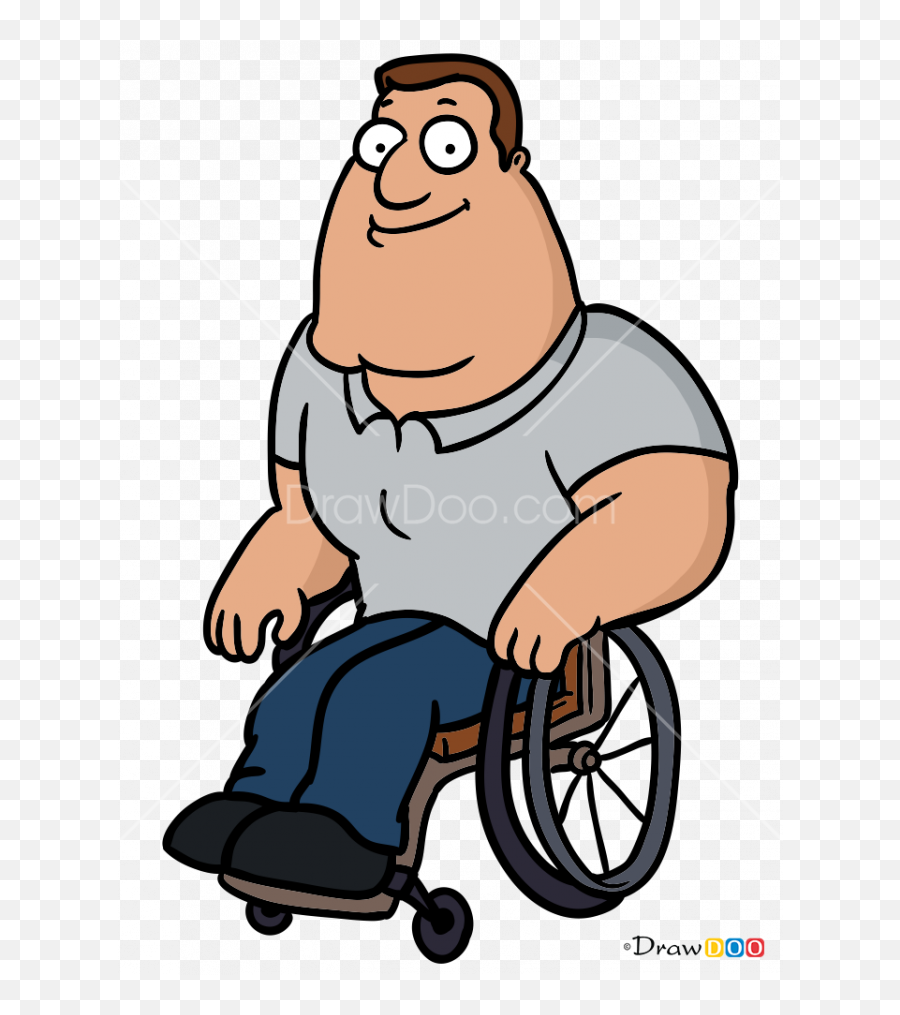 Joe Swanson Transparent - Someone In A Wheelchair Clipart Transparent Joe Swanson Png Emoji,Old Guy Emoji