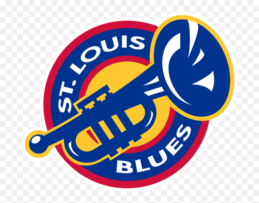 Download Louis Blues - Old St Louis Blues Logo Png Image Emoji,Vintage Emoji Gif