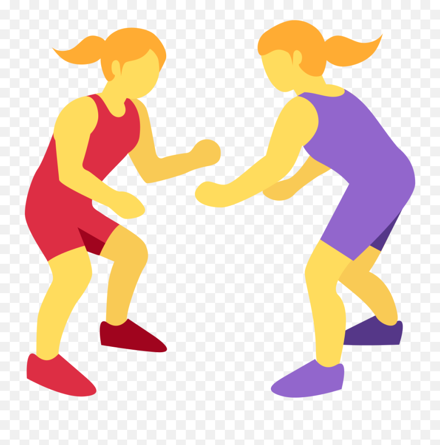 U200d Women Wrestling Emoji - What Emoji,Shaking Hands Emoji Skin Tone