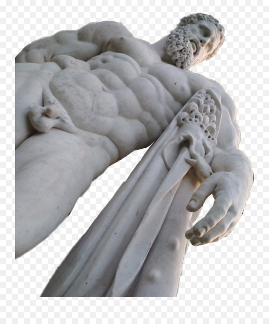 Heracles Sculpture Monument Statue Athleticbody Athlete - Classical Sculpture Emoji,Naked Man Emoji