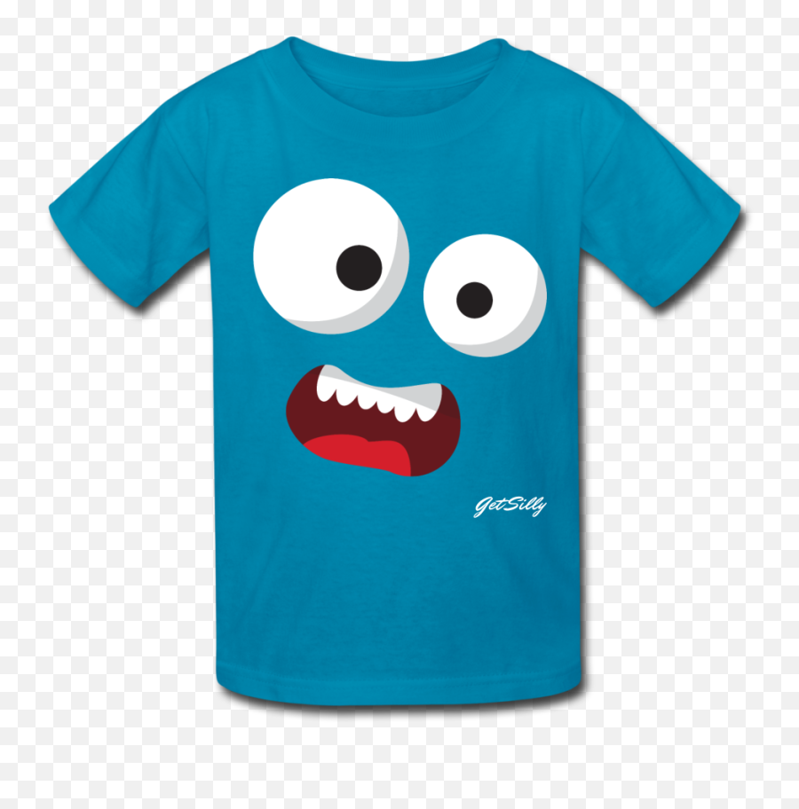 Get Silly Apparel - Short Sleeve Emoji,Dumb Emoticon