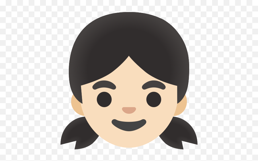 Light Skin Tone Emoji - Girl Face Png Emoji,Black Girl Emoji
