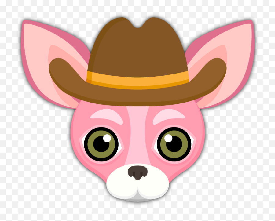 Pink Valentines Chihuahua Emoji,Cowgirl Emoji