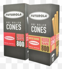 Futurola Reefer Size Cones - 800 Pack Rolling Papers Product Label Emoji,Lean And Dab Emoji