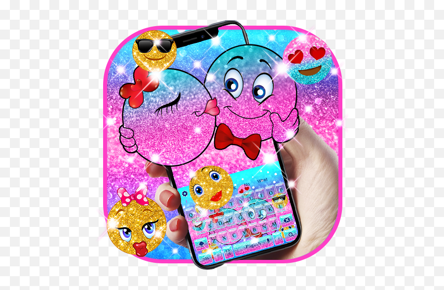 Colorful Glitter Emoji Keyboard Apk Latest Version 10001002 - Girly,Huawei Swype Emoji
