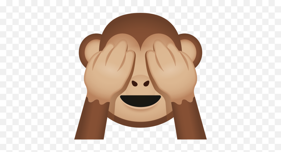Iconos See No Evil Monkey - Happy Emoji,Monkey See No Evil Emoji