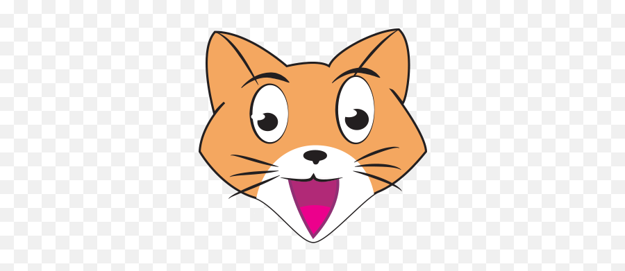 Awesome Face Cats Emoji By Trung Quang Dao - Happy,Kitty Face Emoji