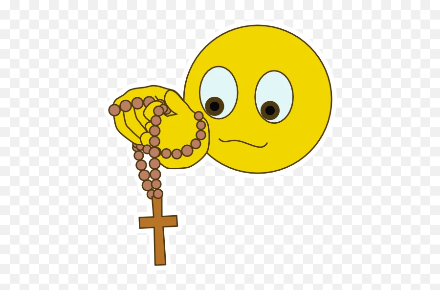 Christian Emojis Stickers For Telegram - Amém Emoji,Biblical Emojis