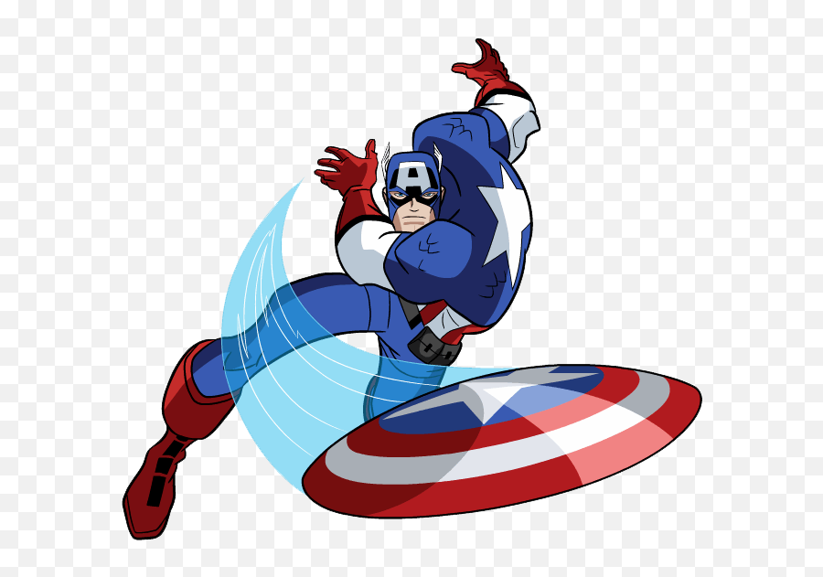 Captain America Throwing Shield Comic - Avengers Mightiest Heroes Cptain America Emoji,Captain America Emoticons