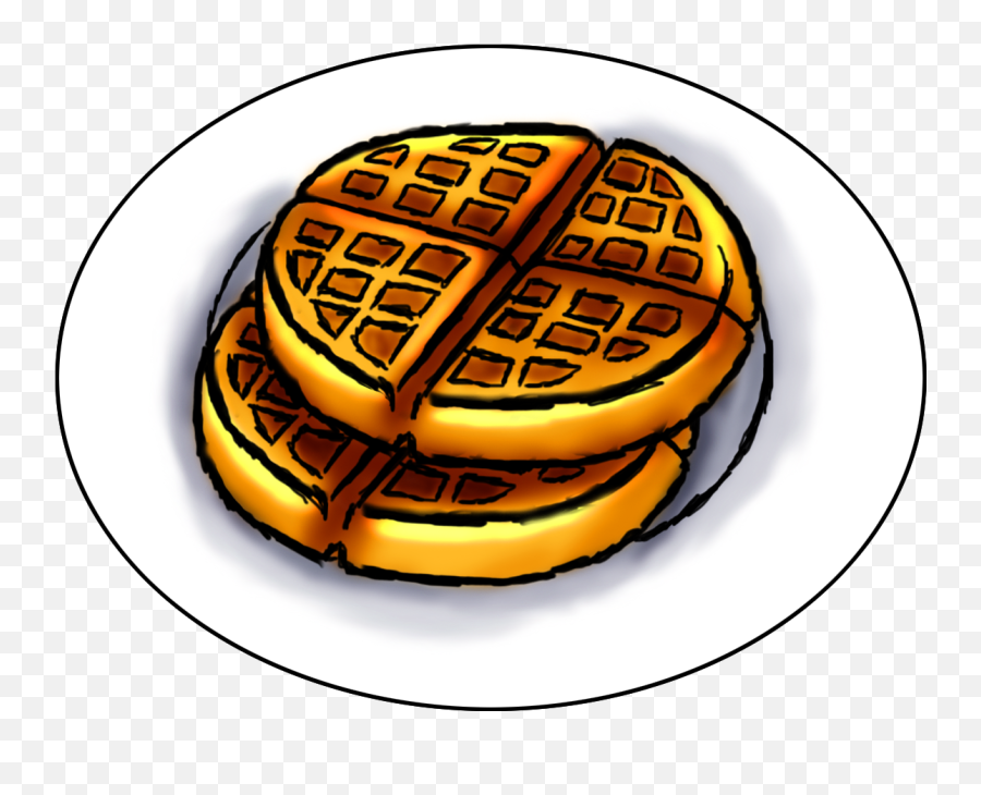 Waffle Clipart Circular Picture 2176841 Waffle Clipart - Waffles Clipart Emoji,Waffle And Pancake Emojis