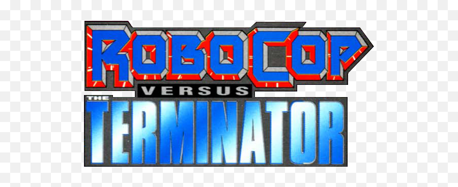 Download Robocop Vs Terminator - Robocop Vs Terminator Logo Robocop Versus The Terminator Logo Emoji,Why Did Robocop Have No Emotion