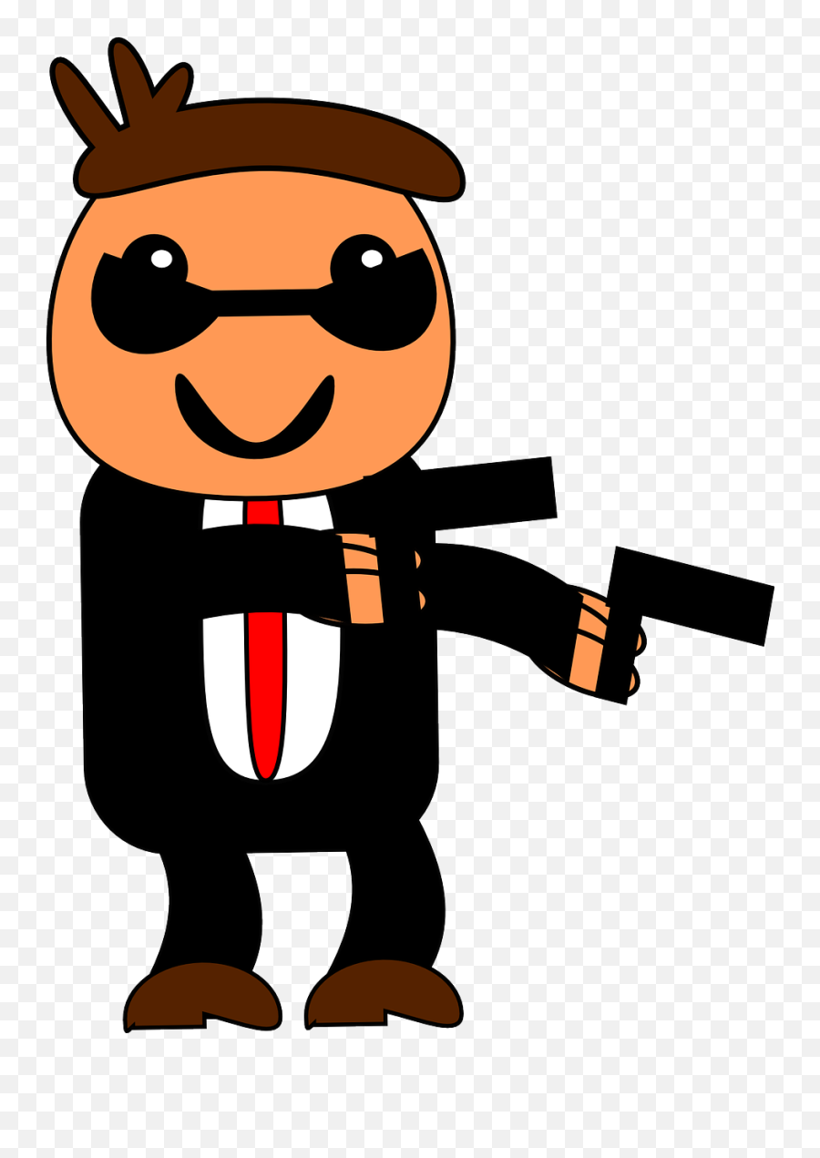 Gangstermafiarobberypistolperson - Free Image From Spy Art Clip Emoji,Mafia Emoticon